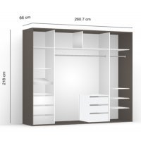 DRESSING LEX 261-218-66 D GRI/CZP/O